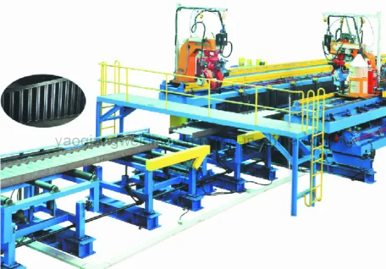 Corrugated Web H-Beam Horizontal Assembly Production Line