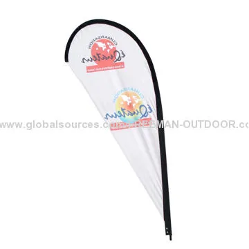 100% polyester flying feather flag