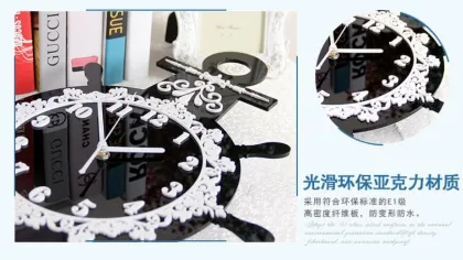 European style clock Acrylic Fashion Wall Clock