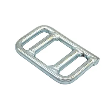 50mm x 5000kg Capacity Zinc Plated Forged Lashing Buckle with Flat J Hook