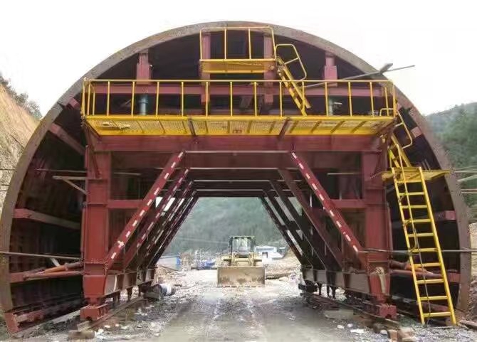 Carro de revestimiento de túnel de molde de acero para autopista