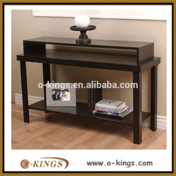 Double-deck wooden console table for sale