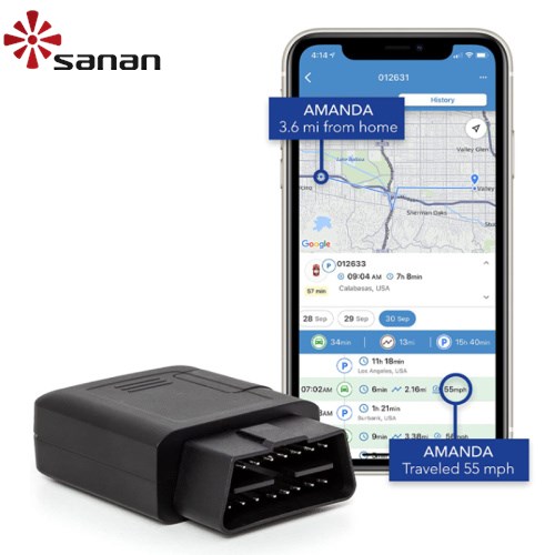 Accurate OBD Car Locator Vehicle GPS Tracker Security