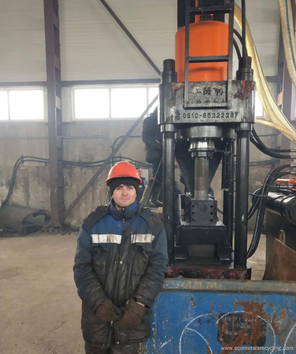 Hydraulic Auto Aluminum Residue Briquetting Press Machine