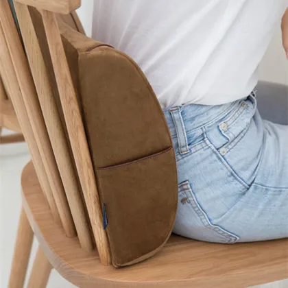 Chair Ergonomic Memory Foam Lumbar Back Support Pillow