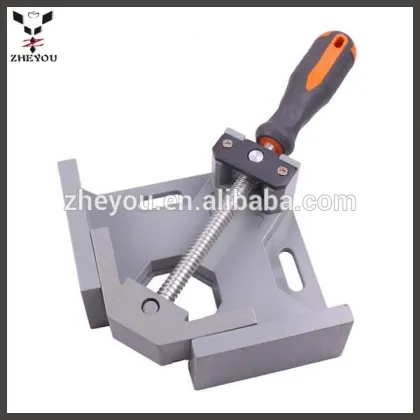 single handle 90 degree aluminium right angle corner clamps for woodworking