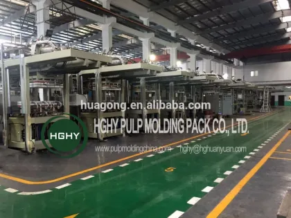 HGHY full automatic pulp thermoforming disposable paper tableware machine