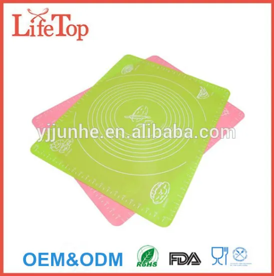 Large Massive Pastry Fondant Silicone Work Rolling Baking Mat with Measurements