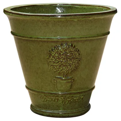 Round Country Garden Vargo Flower Pot