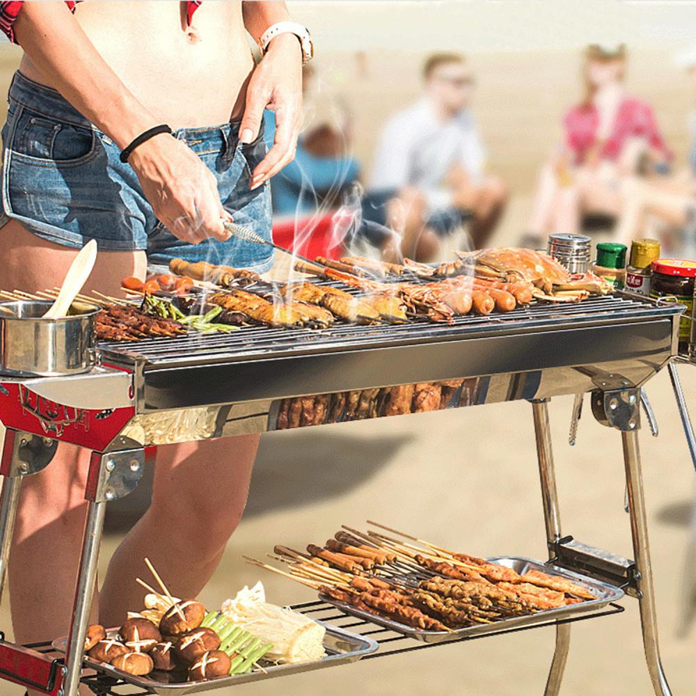 Stainless steel outdoor family grill picnic grill Images & Photos
