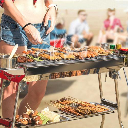 Stainless Steel bbq Grill Mesh Stainless steel outdoor family grill picnic grill Supplier