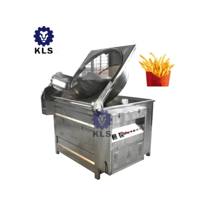 KLS Automatic Industry Potato Frying Machinery - Potato French Fries Frying Machine