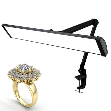 50W Adjustable Touch Control Dimmable LED Clip Lamp for Jewelry Professionals