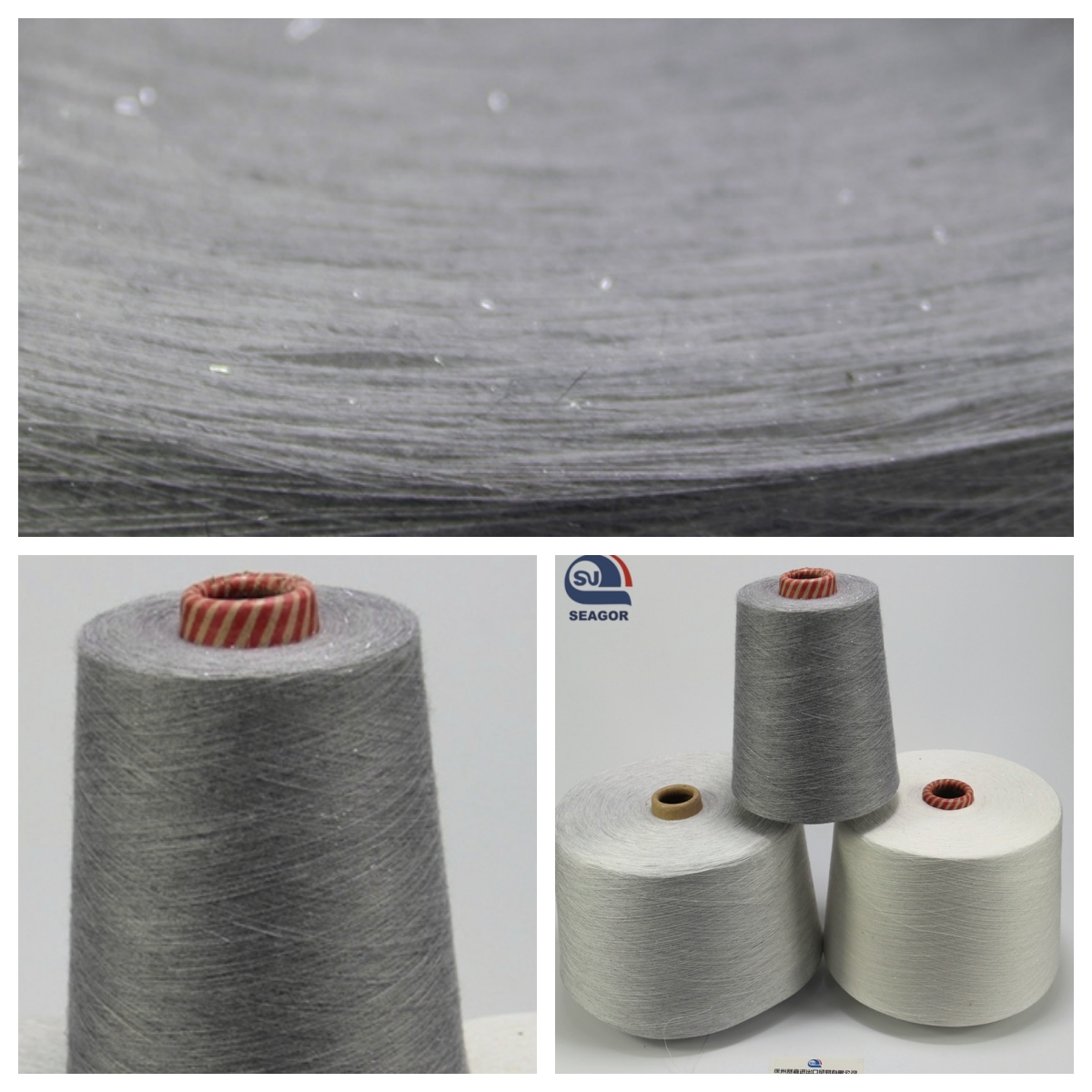 silver yarn lurex yarn