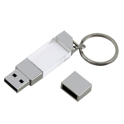 Light Up Glass USB Flash Drive