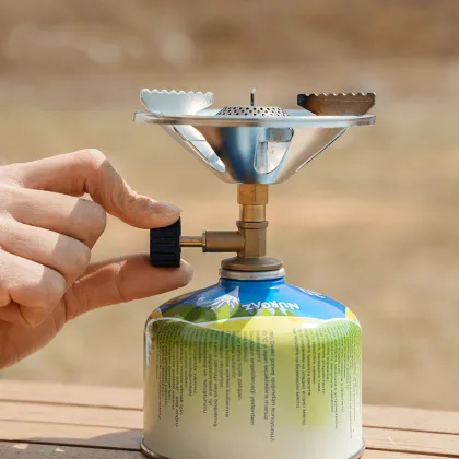 Outdoor Camping Integrated Stove - Mountaineering Gas Stove Set for Picnic