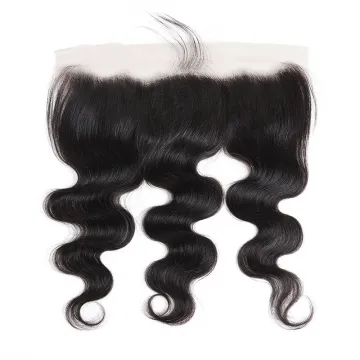 13*4 bundle with closure cuticle aligned hair preplucked hd lace closure, virgin human hair lace frontal from indiain