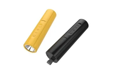 Selfie stick flashlight power bank