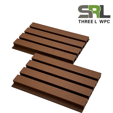 Paneles WPC almenados modernos para decoración de paredes