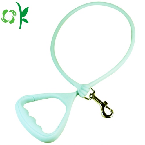 Silicone Pet Collar Dog Training Collar with Rope