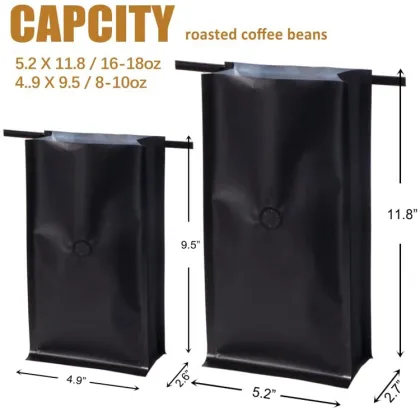 Costa Rica Coffee Bag 32oz 1kg 2lb - Free Sample Size with Valve and Zipper