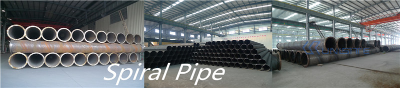 steel round spiral pipes and fittings