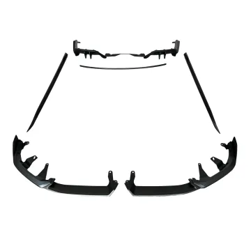 Matte Black Bodykit Front Bumper Side Skirt Aero Kit for G60/G68