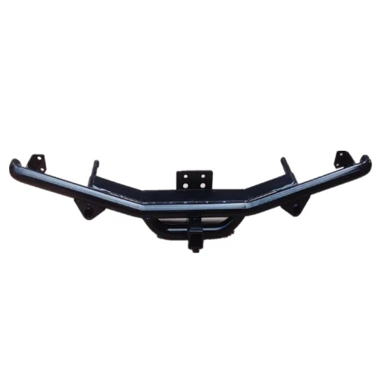 NAS Style Black Powder Coated Steel Rear Step for Land Rover Defender 110