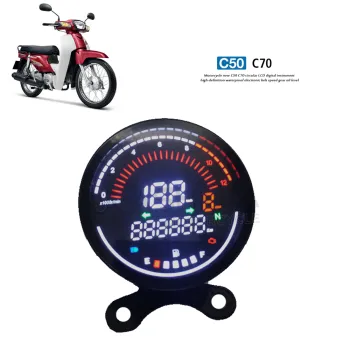 High-Definition Waterproof Digital Instrument for C50 C70 Motorcycles