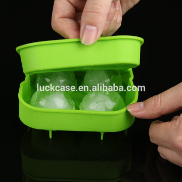Colorful 100% food grade silicone whisky ice ball maker mold/silicone molds for ice cream