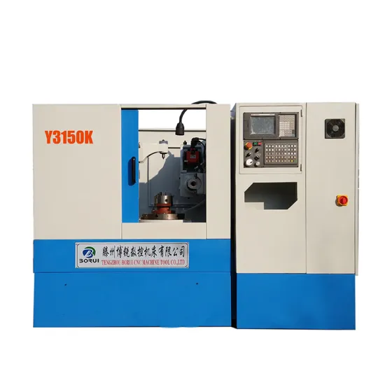 Y3150K 4 Axis Vertical CNC Gear Hobbing Cutter for Timing Pulley
