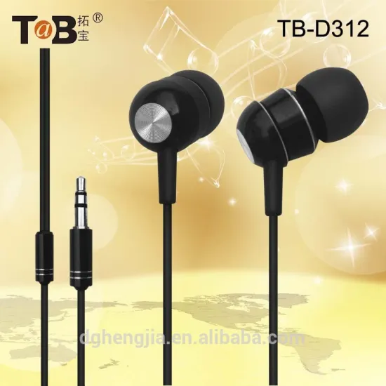 Metal cheap and classic in-ear earphone for mp3/mp4