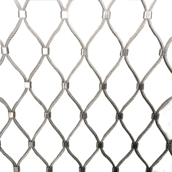 High Strength Affordable Stainless Steel Wire Rope Mesh Fence for Bridge Protection