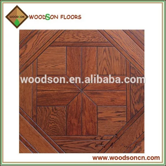 Luxury Antique Engineered Red Oak Parquet Flooring Tiles