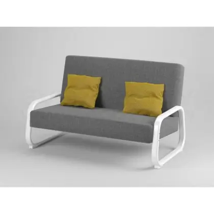 Comfortable Soft Design School Counseling Room Fabric Cover Relax Sofa for Adult Use