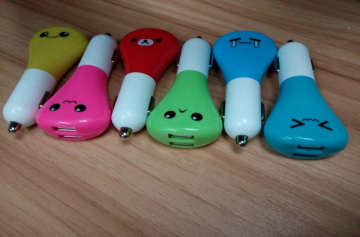 Mood Design 2.1A Dual Port USB Car Charger for iPad/ iPhone