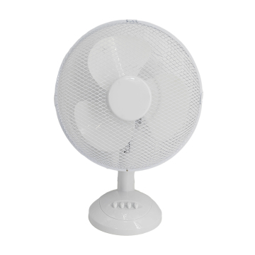 12-Inch 3-Speed Oscillating Plastic Table Fan for Household Use