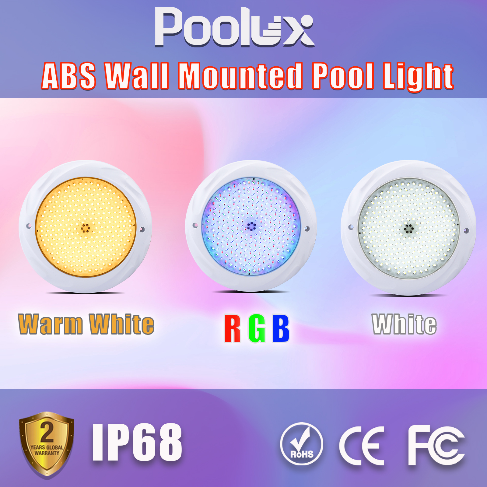 Potopne RGB LED Piscina Podvodne bazenske luči