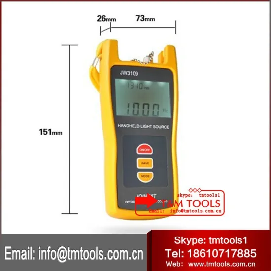 JW3109,backlight LCD display,handheld fibre optic light source
