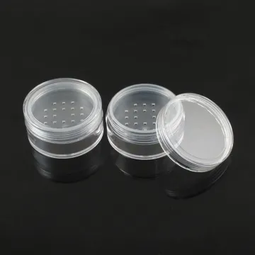 20g Empty Loose Powder Container Jars With Sponge