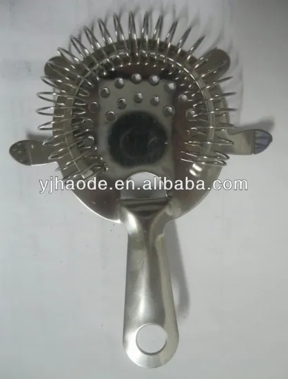 Stainless Steel 4 Prong Cocktail Coffee Bar Strainer