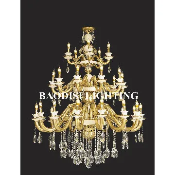 Three layers Alabaster lighting, copper in antique bronze finish