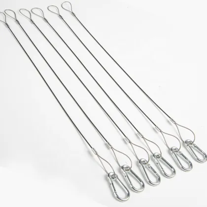 Factory Custom Safety Terminal Rope Wire Sling Wire Rope Assembly Lifting Slings Wire Rope With Loop