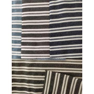 Poly Cotton Rayon Stripe Fabric
