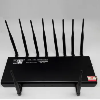 Signal Jammer Cellphone Signal Jammer 3G/4G/WiFi/GPS/VHF/UHF Radio All in One Jammer Desktop GSM CDMA Phone Signal Adjustable 8a