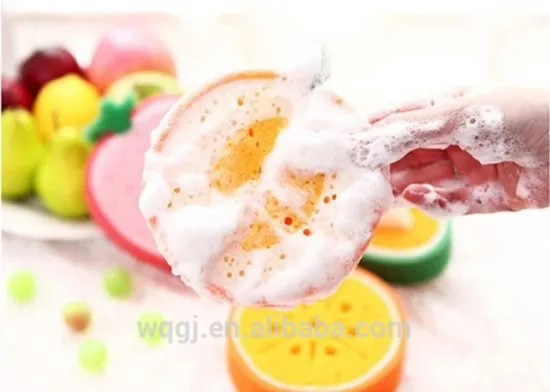 Creative Fashion Fruit Shape Kitchen Cleaning Dish Bowl Washing Sponge