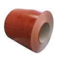 Wooden steel sheet in coil