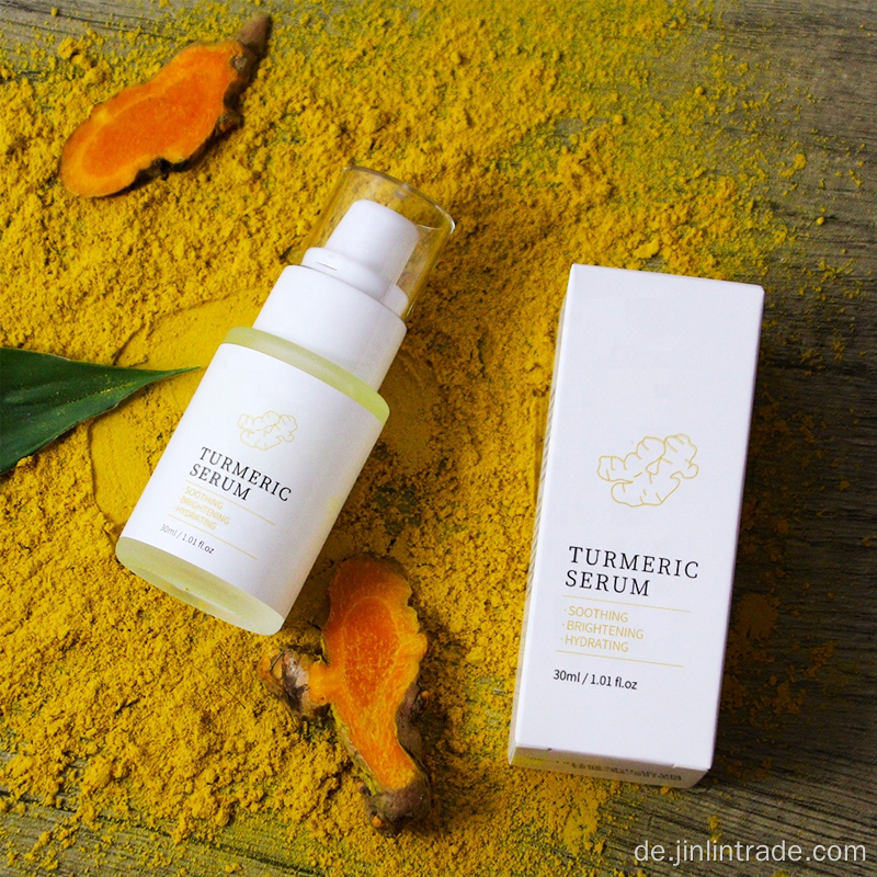 Erschöner beruhigendes organisches Vitamin C Tumeric Face Serum