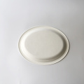 12.5 inch big bagasse plate Φ320x255mm