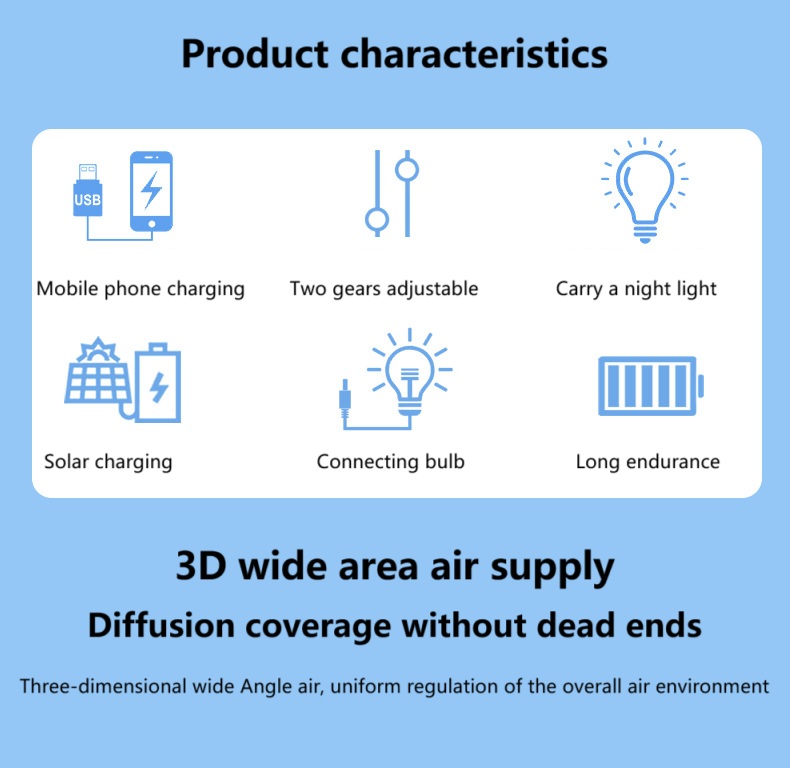 solar electric fan